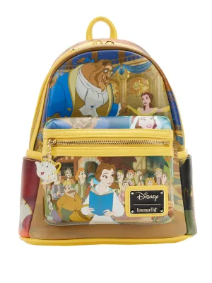 Loungefly x Disney Beauty And The Beast Belle Mini Backpack Princess Scene