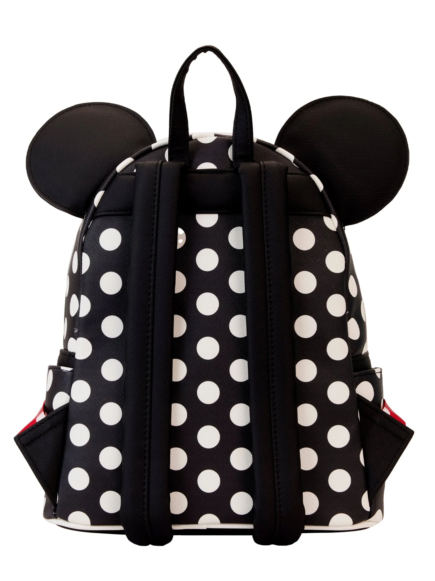 Loungefly x Disney Minnie Mouse Polka Dot Backpack Handbag Black Red