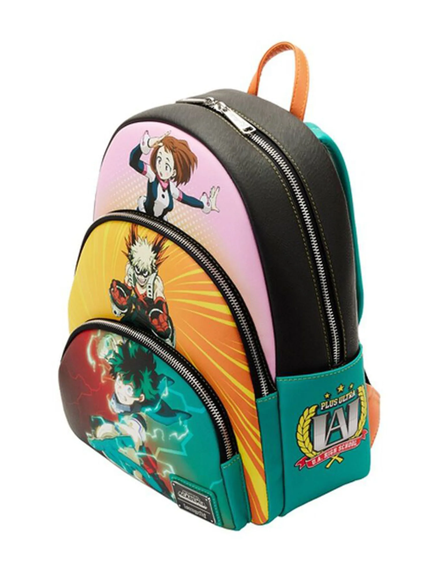 Loungefly x My Hero Academia Backpack Handbag Triple Pocket Deku Bakugo