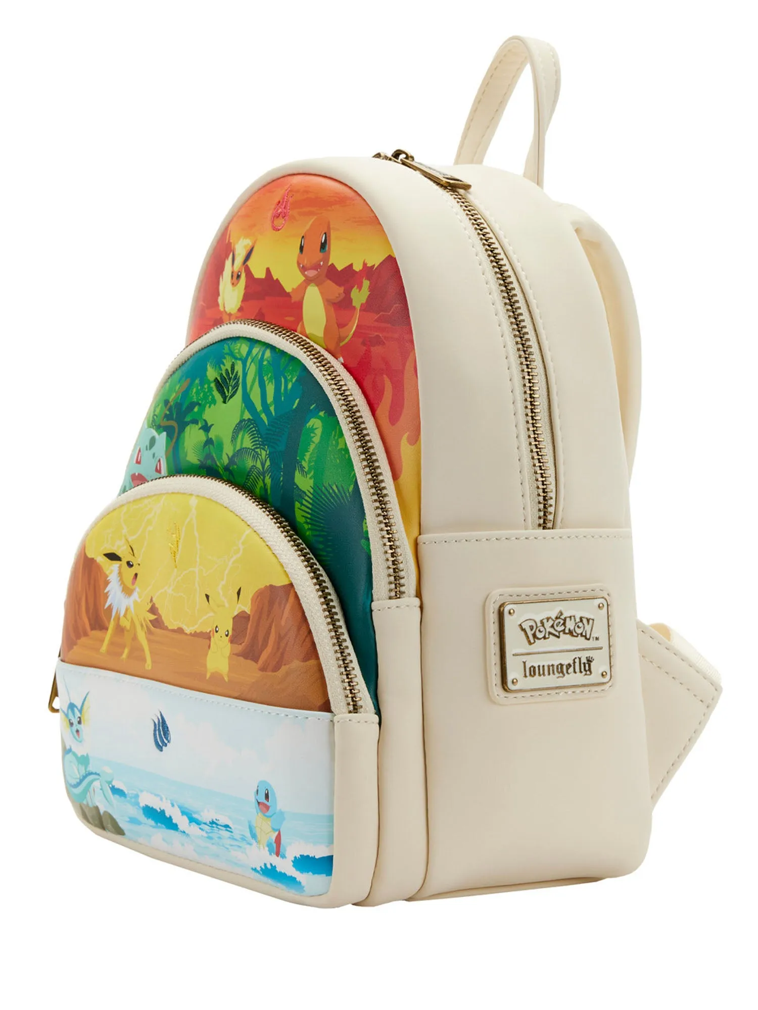 Loungefly x Pokémon  Mini Backpack Elements Triple Pocket