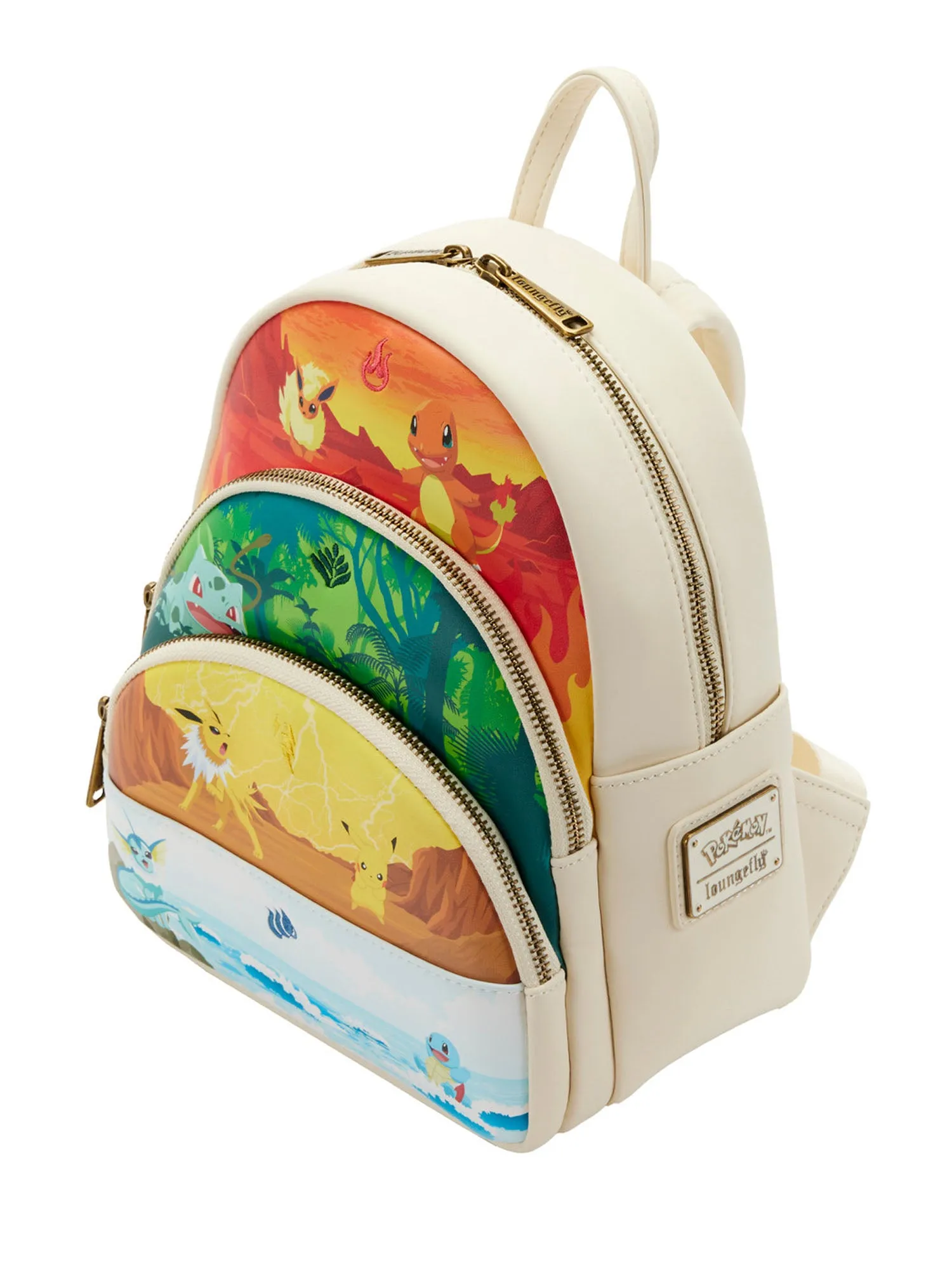 Loungefly x Pokémon  Mini Backpack Elements Triple Pocket