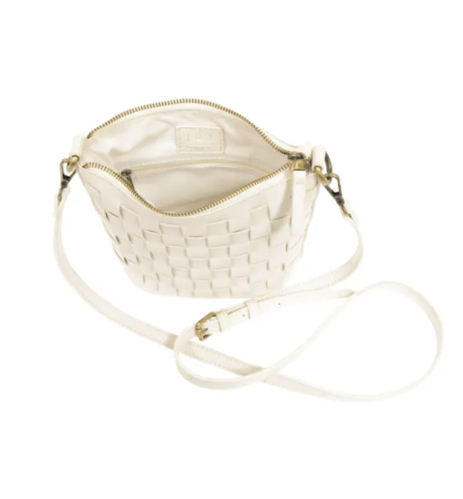 MACI WOVEN CROSSBODY BAG