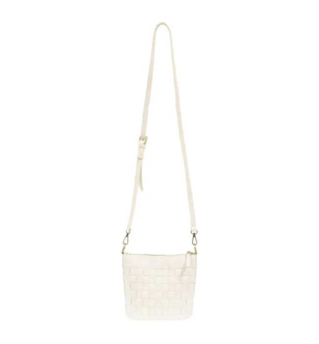 MACI WOVEN CROSSBODY BAG
