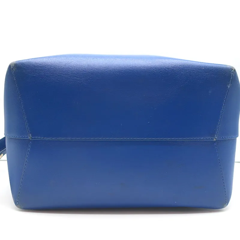 Mansur Gavriel Bucket Bag Royal Blue Leather Crossbody Bag