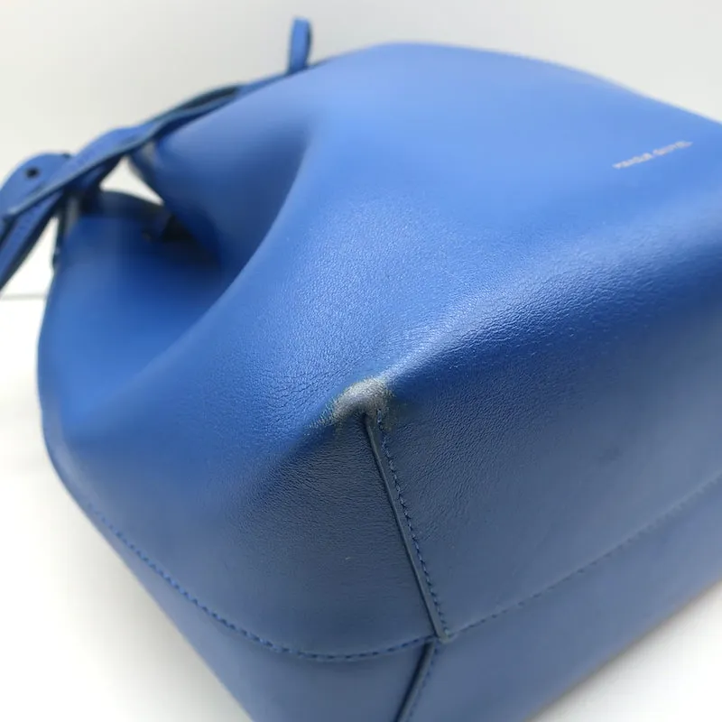 Mansur Gavriel Bucket Bag Royal Blue Leather Crossbody Bag