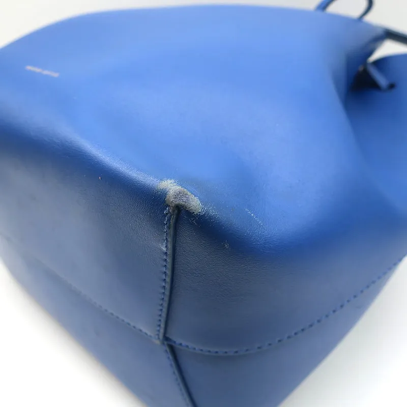 Mansur Gavriel Bucket Bag Royal Blue Leather Crossbody Bag