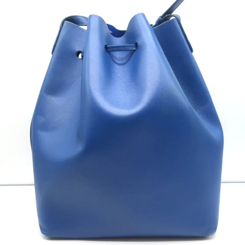 Mansur Gavriel Bucket Bag Royal Blue Leather Crossbody Bag