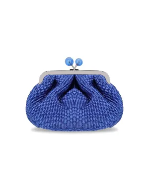 Max Mara Weekend Pasticcino Palmas Small Blue Clutch Bag