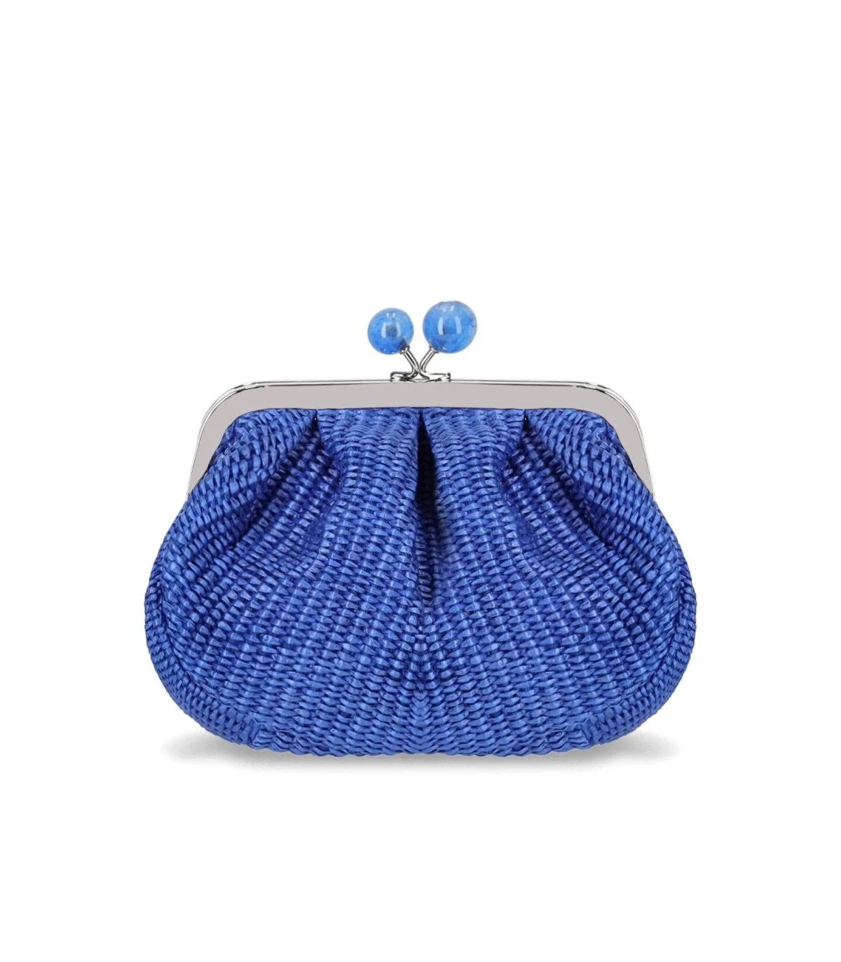Max Mara Weekend Pasticcino Palmas Small Blue Clutch Bag