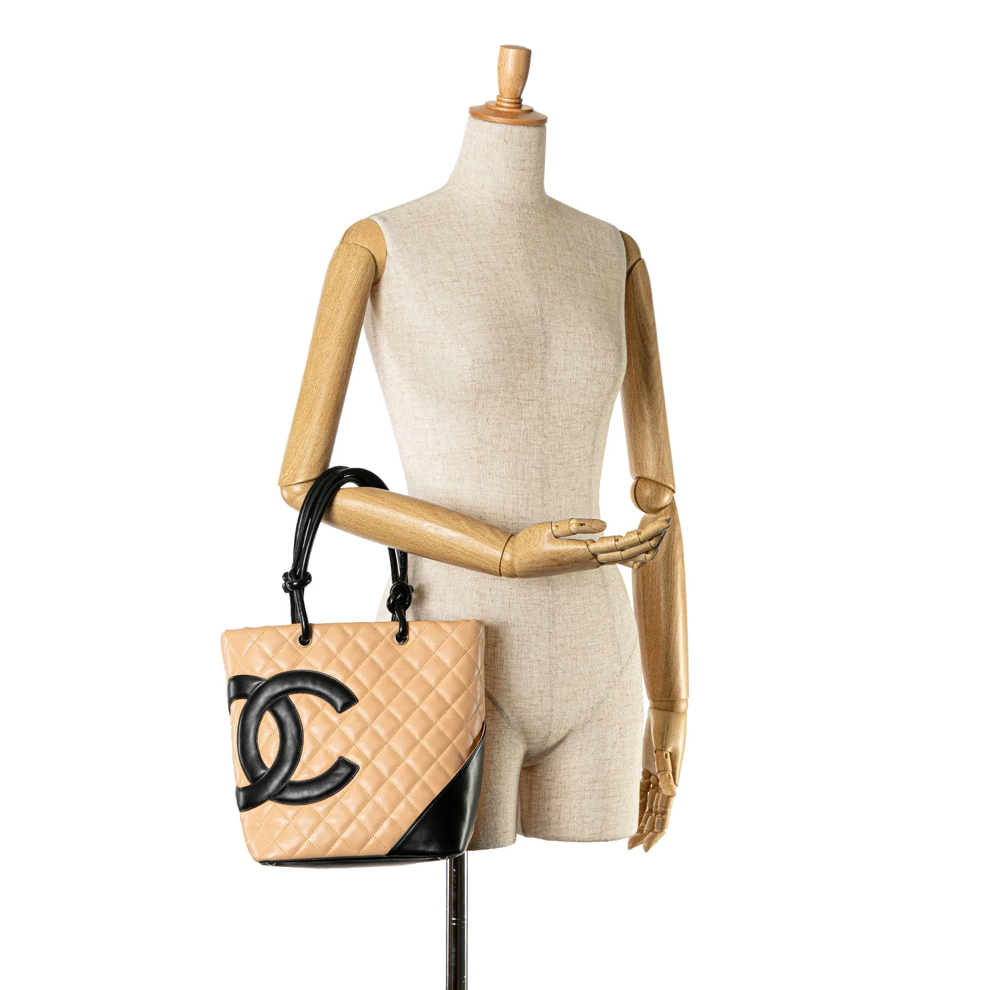 Medium Lambskin Cambon Ligne Tote