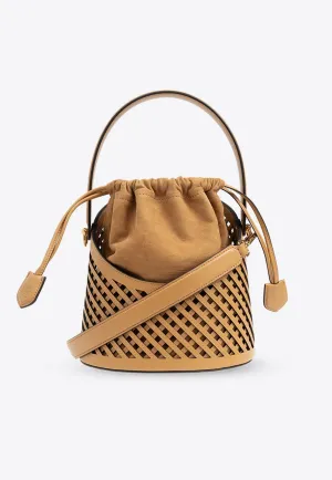 Medium Saturno Cut-Out Bucket Bag