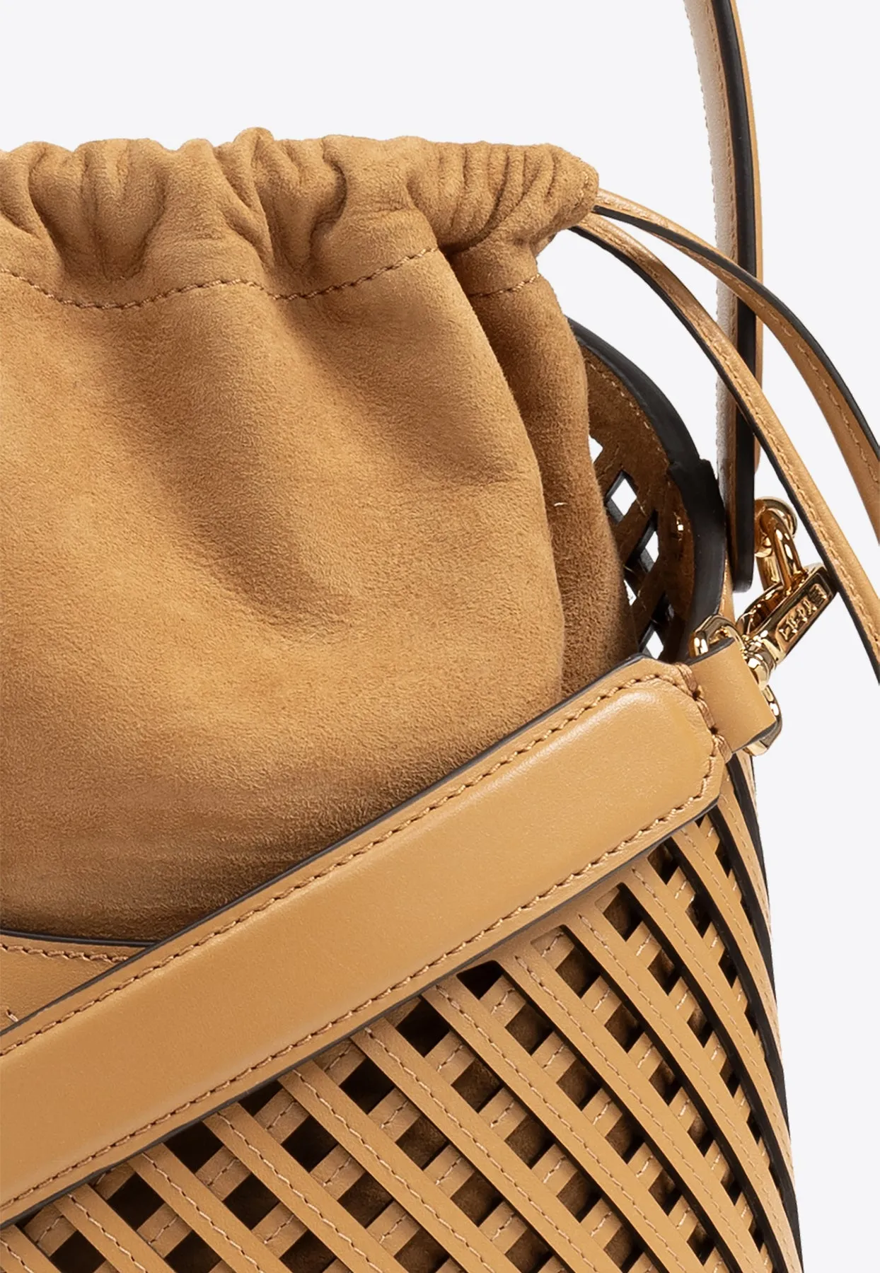 Medium Saturno Cut-Out Bucket Bag