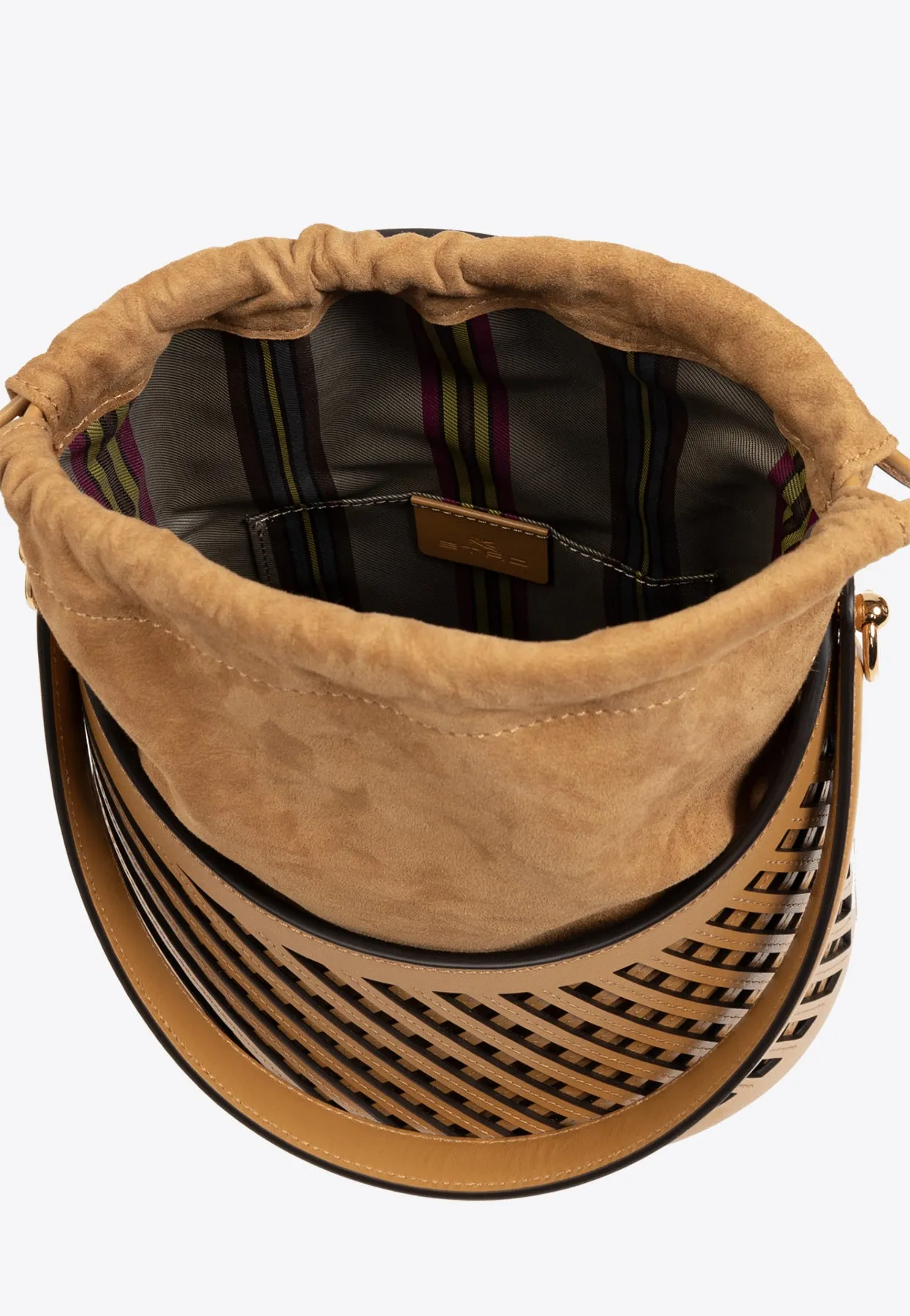 Medium Saturno Cut-Out Bucket Bag