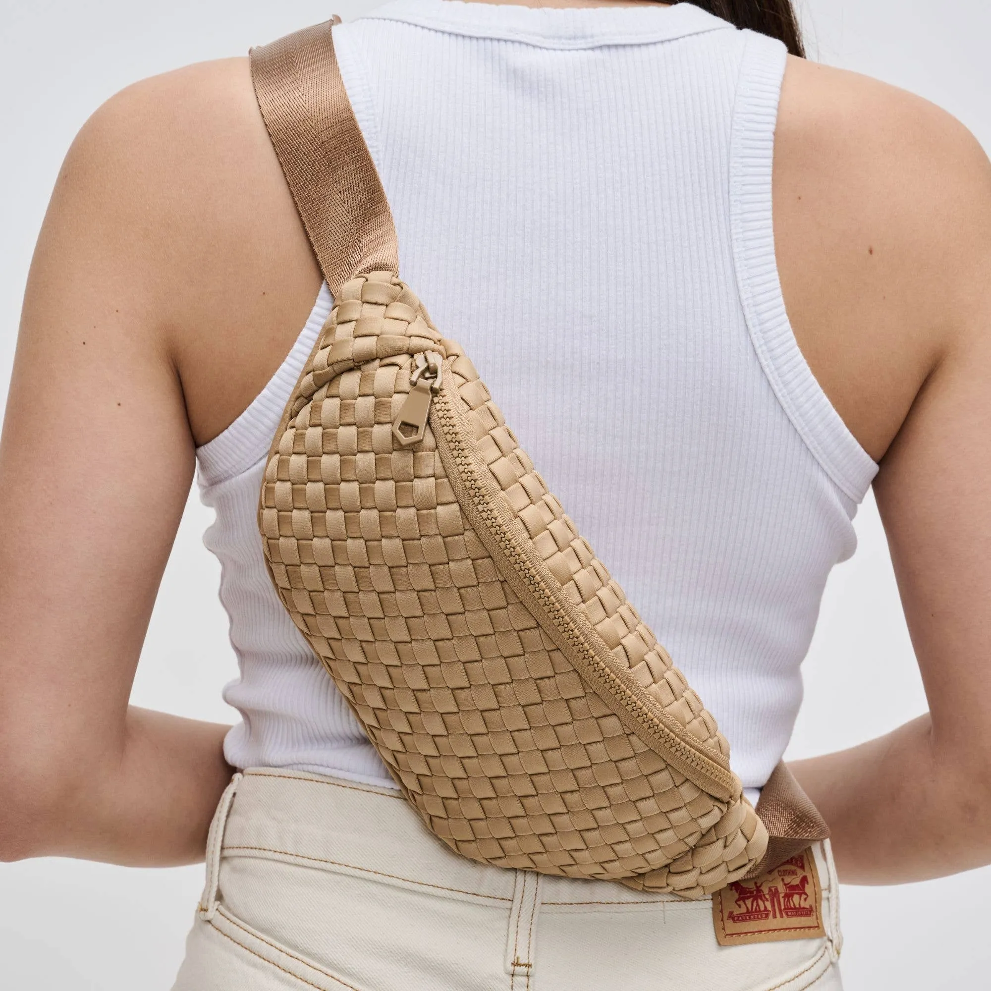 Melina Woven Belt Bag