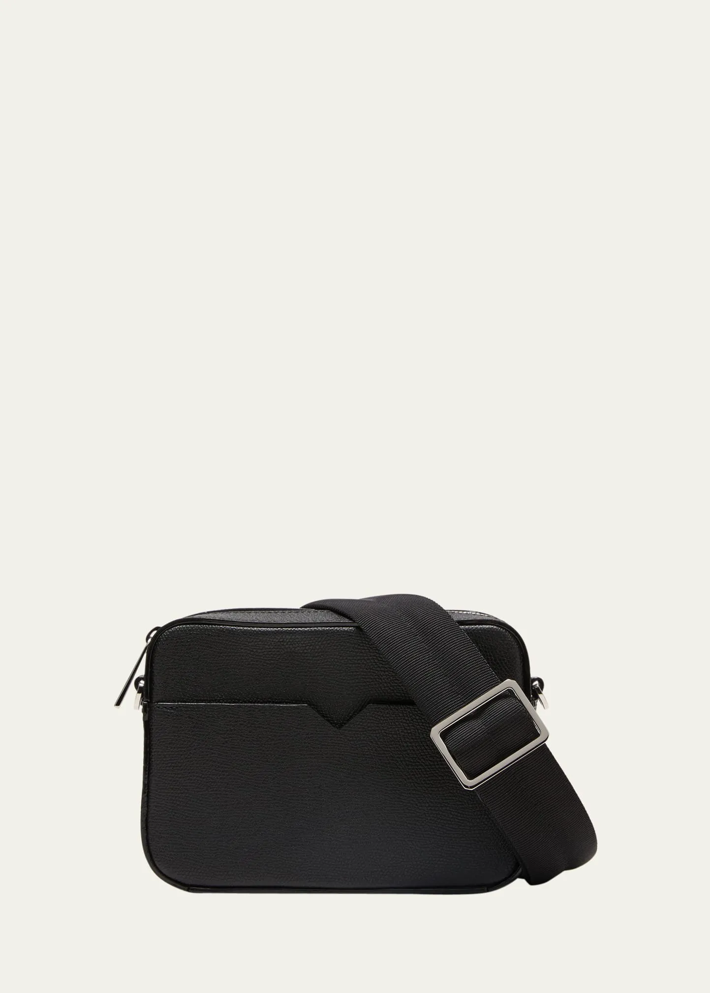 Men's Reporter Calfskin Crossbody Bag