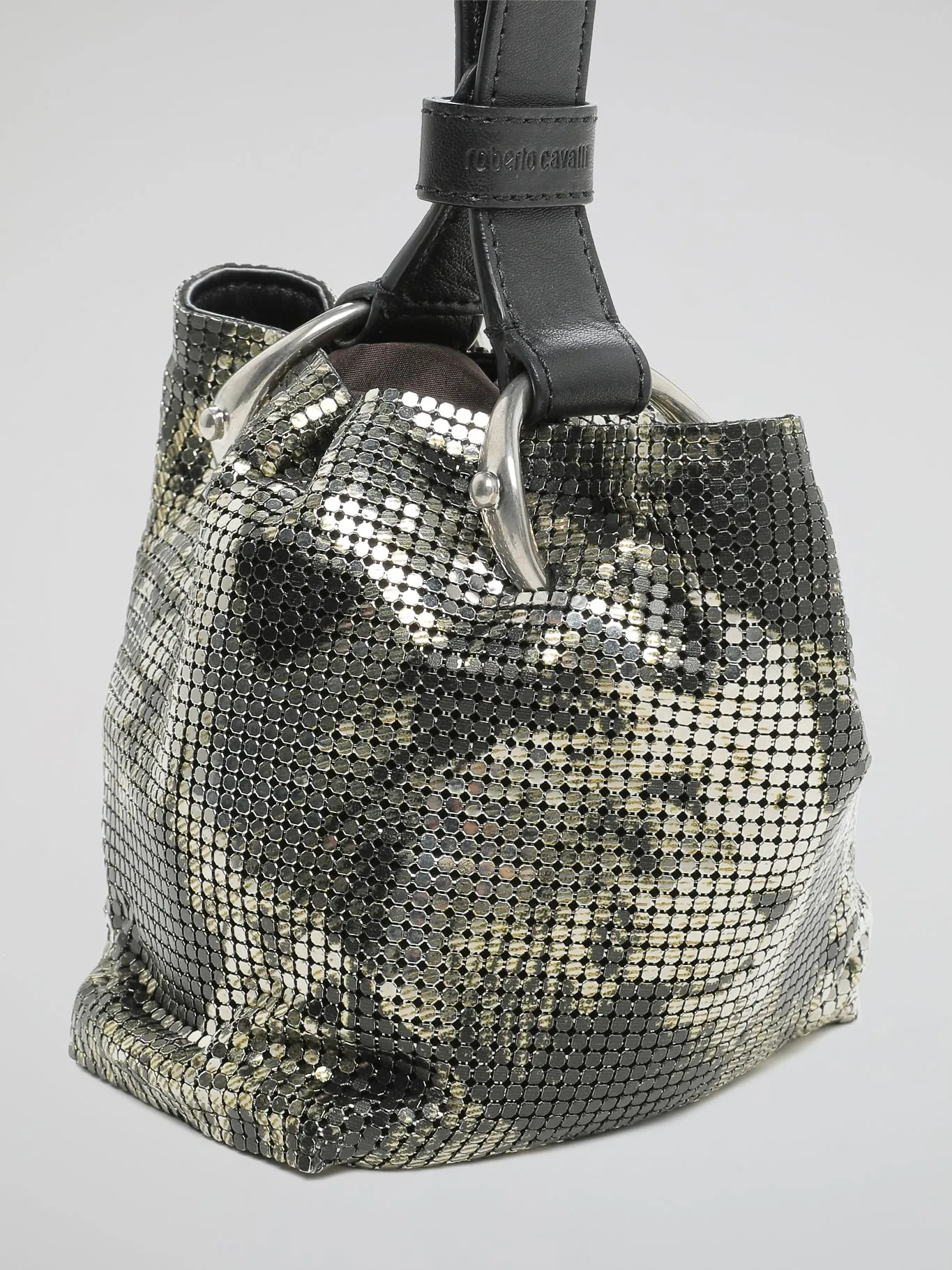 Metallic Bucket Bag