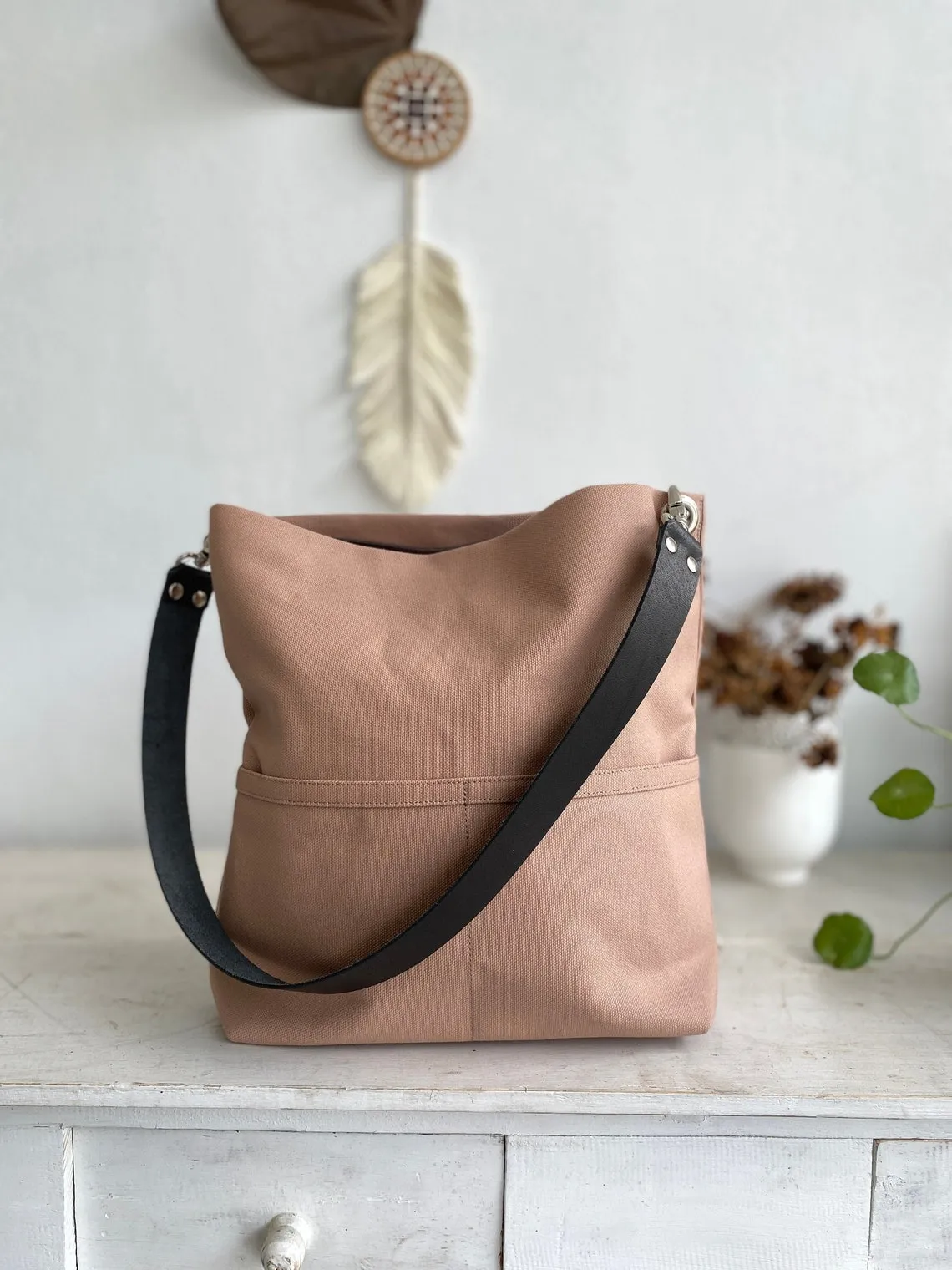 Mila 201 Rose Gold | Hobo Tote Bag