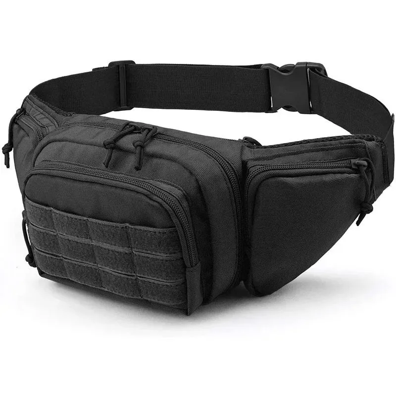 Military Tactical Waist Gun Bag Belt