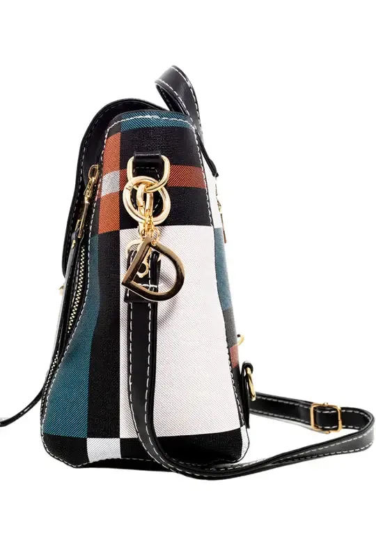 Mini Convertible Backpack Small Purse for Women Dasti (Blue)