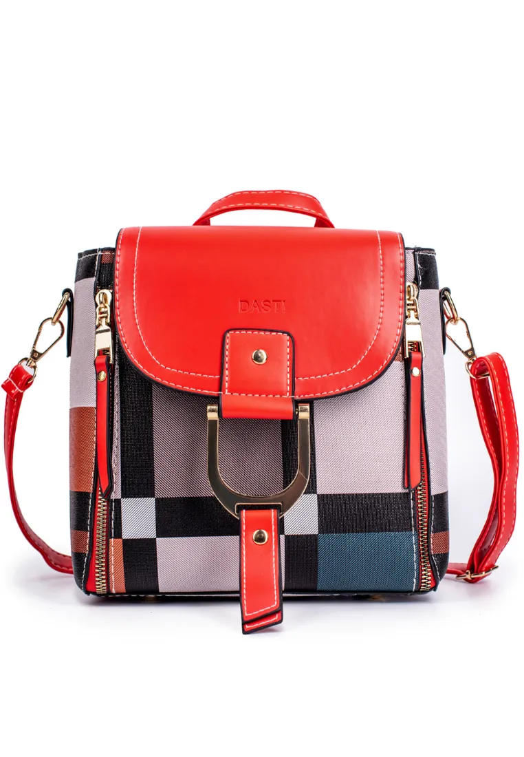 Mini Convertible Backpack Small Purse for Women Dasti (Blue)