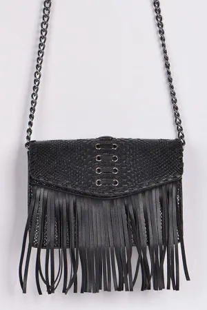 MIRAGE FRINGE HANDBAG