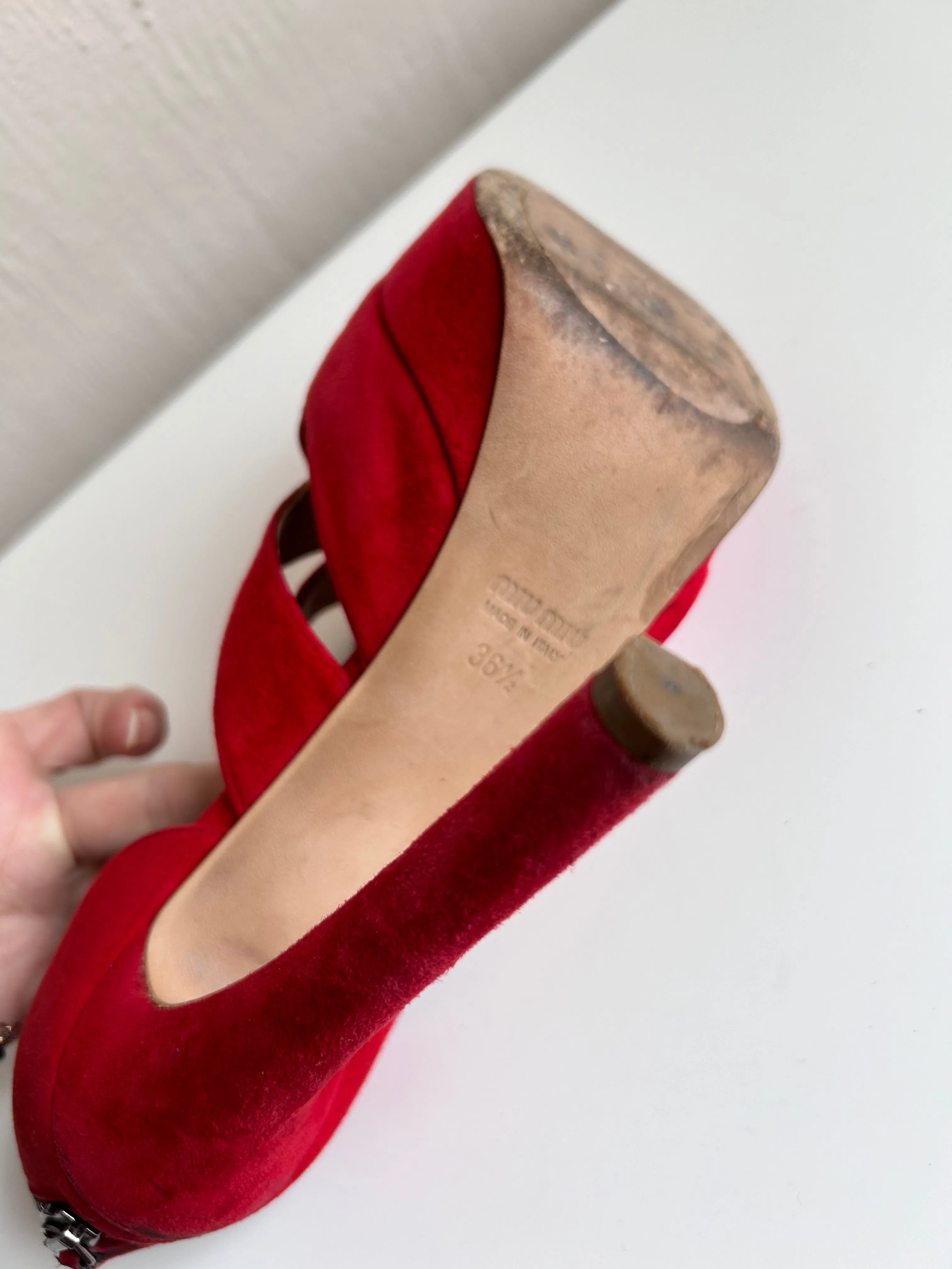 Miu Miu high heel sandals