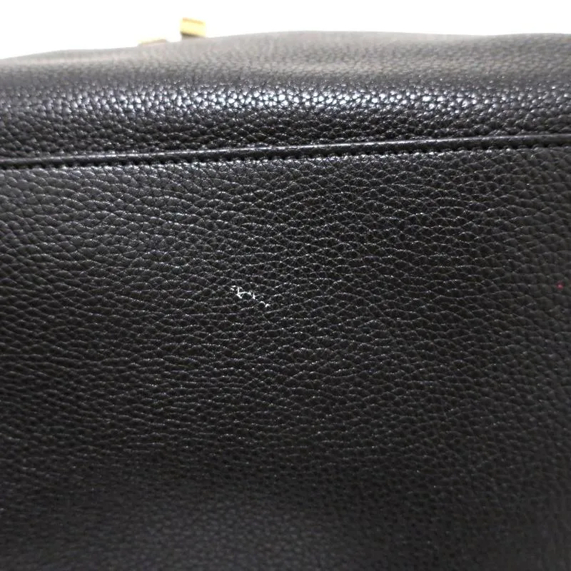 Mulberry Kensington Bucket Bag Black Grained Leather Medium Crossbody Satchel