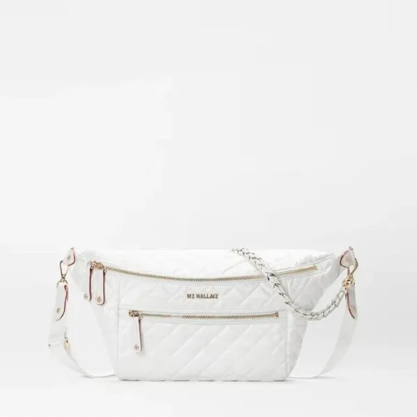 MZ Wallace Crosby Sling in Pearl Metallic