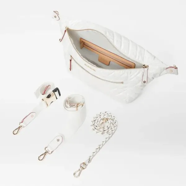 MZ Wallace Crosby Sling in Pearl Metallic