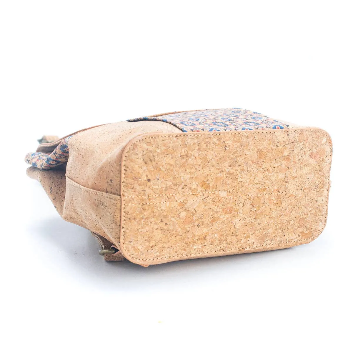 Natural Cork and summer Pattern Women's Backpack BAGF-024