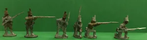 NBR008 British / KGL Infantry - Elite Co. Skirmishing - trousers/no backpacks - stovepipe shako (6)