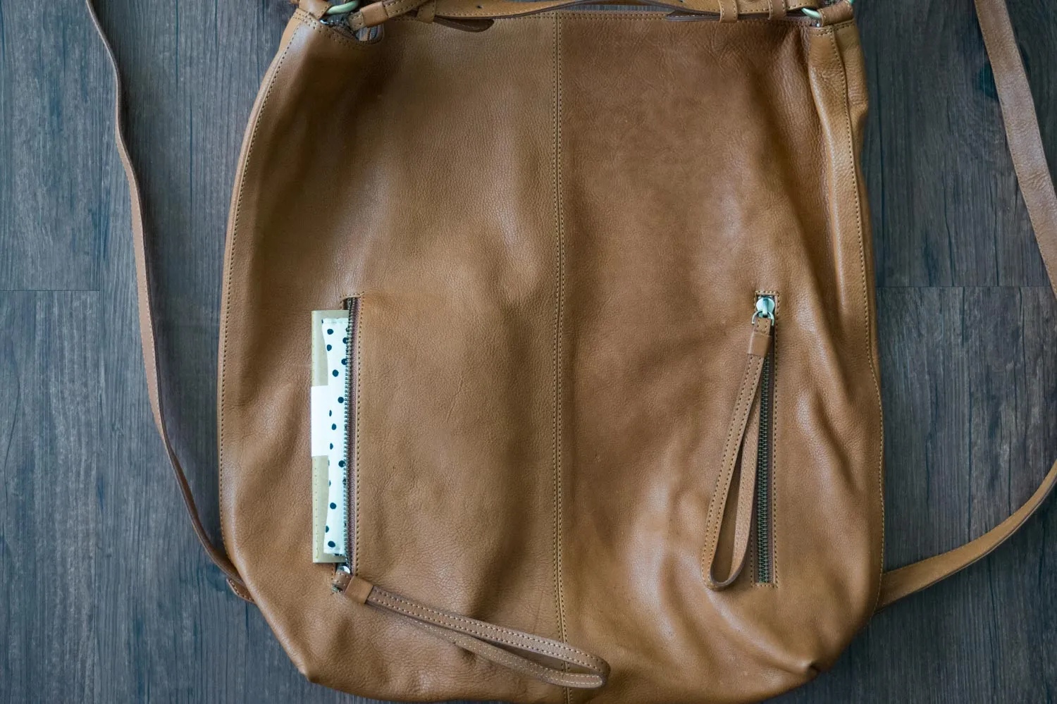 Neve Hobo Convertible Tote in Tan brown