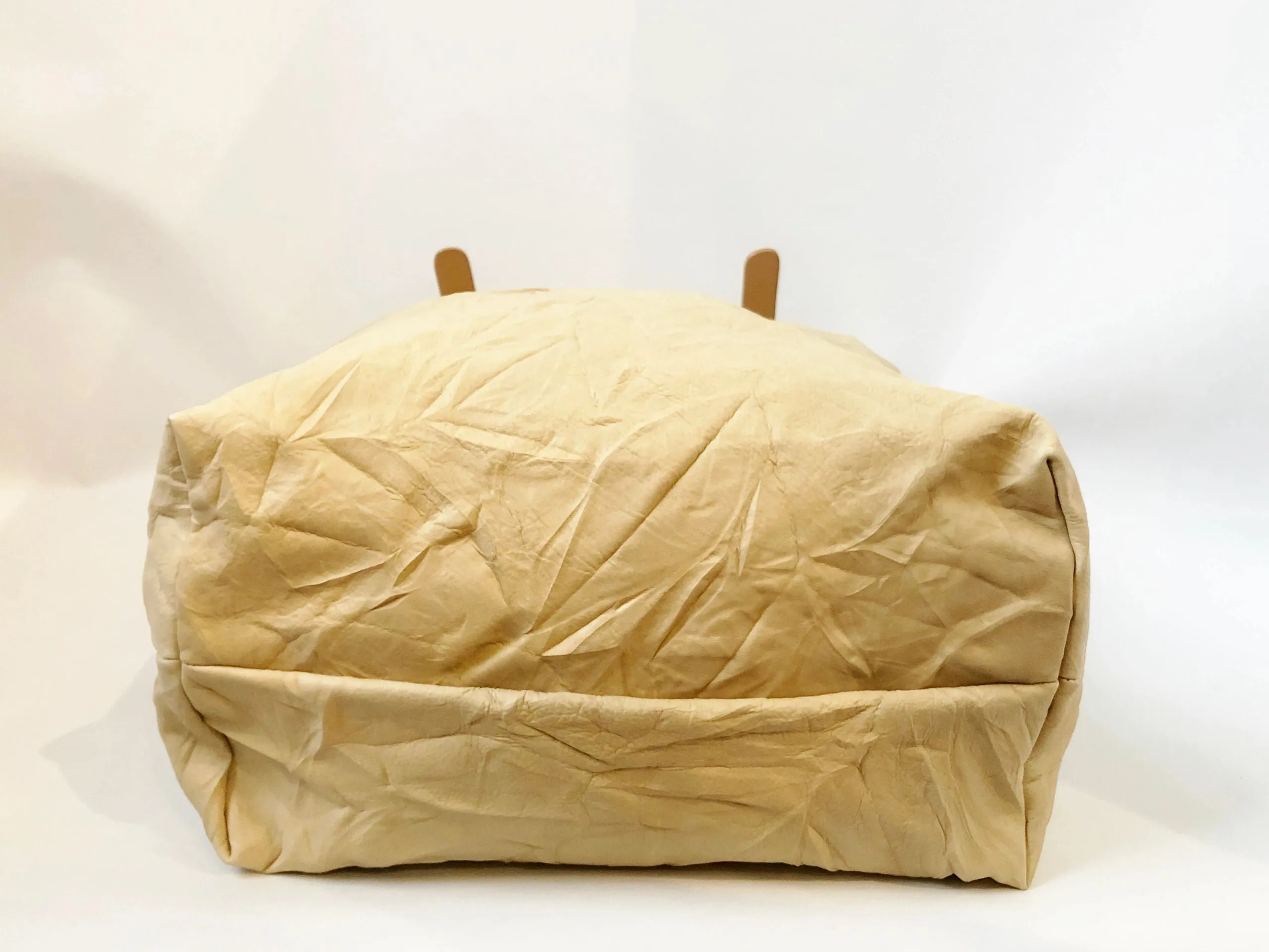 NEW Crinkled Leather Tote