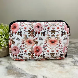 Nylon Belt Bag - Crossbody   Fanny - Floral Rose
