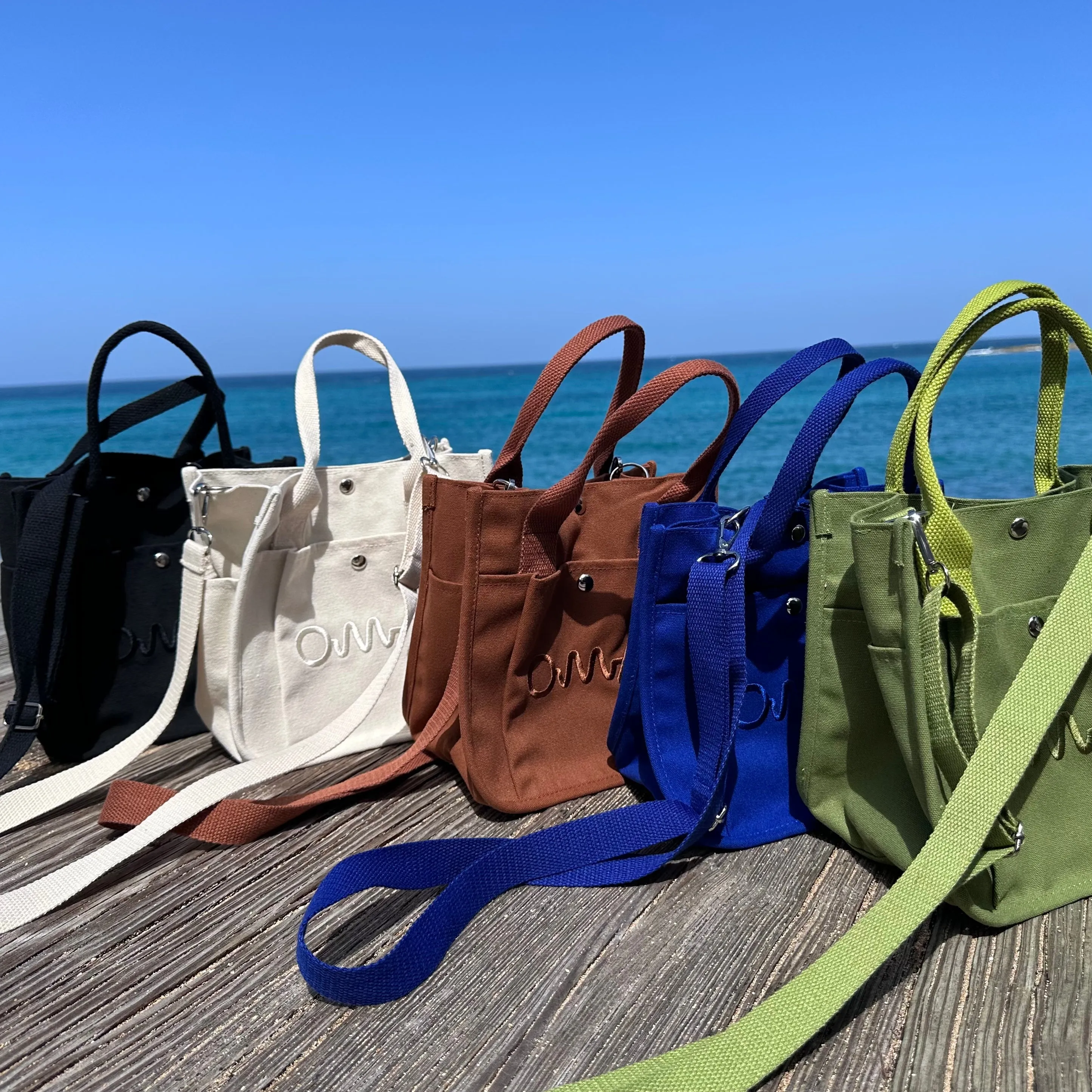 OMA Mini Canvas Tote Bag BLACK