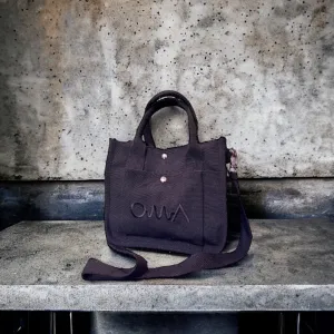 OMA Mini Canvas Tote Bag BLACK