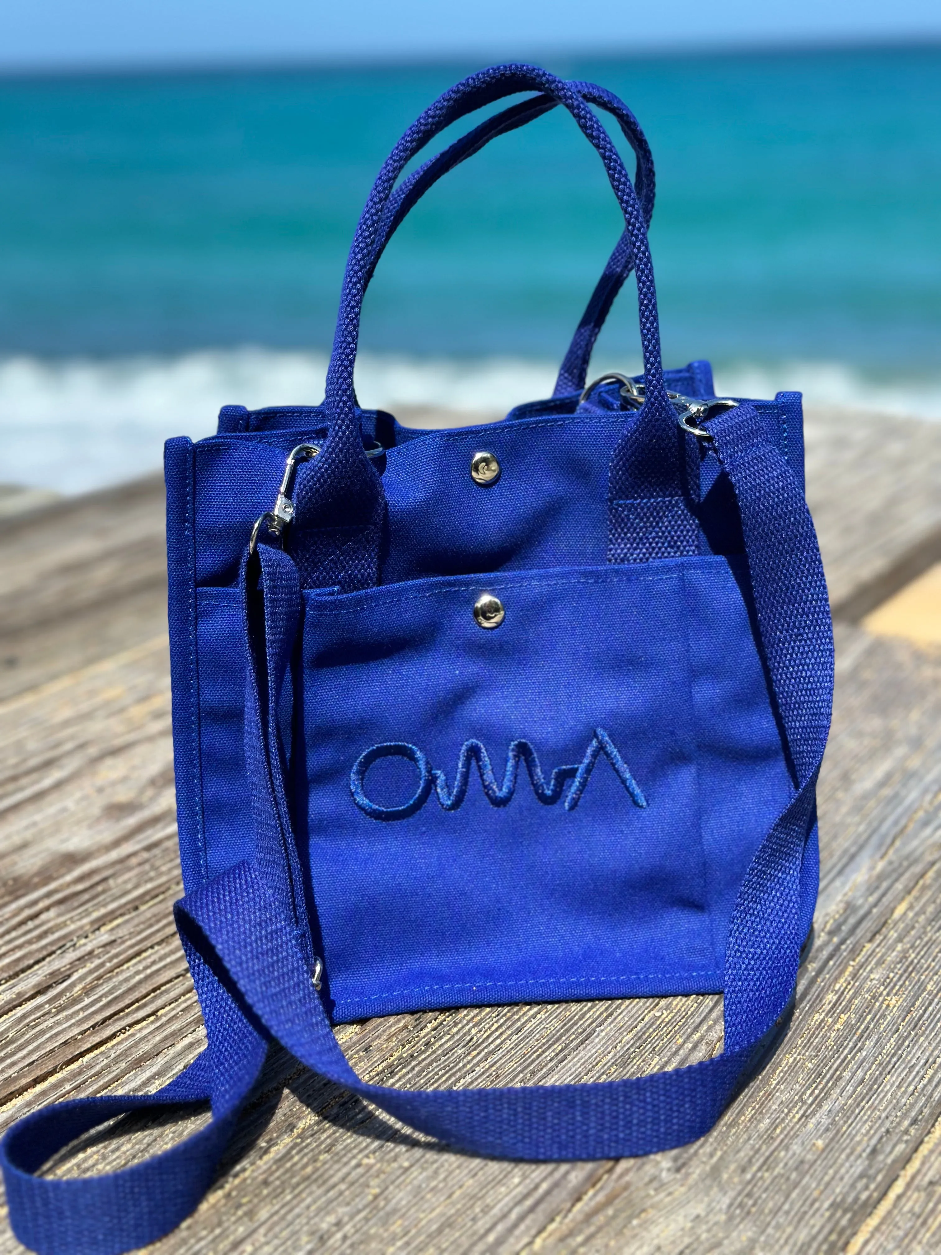 OMA Mini Canvas Tote Bag BLUE