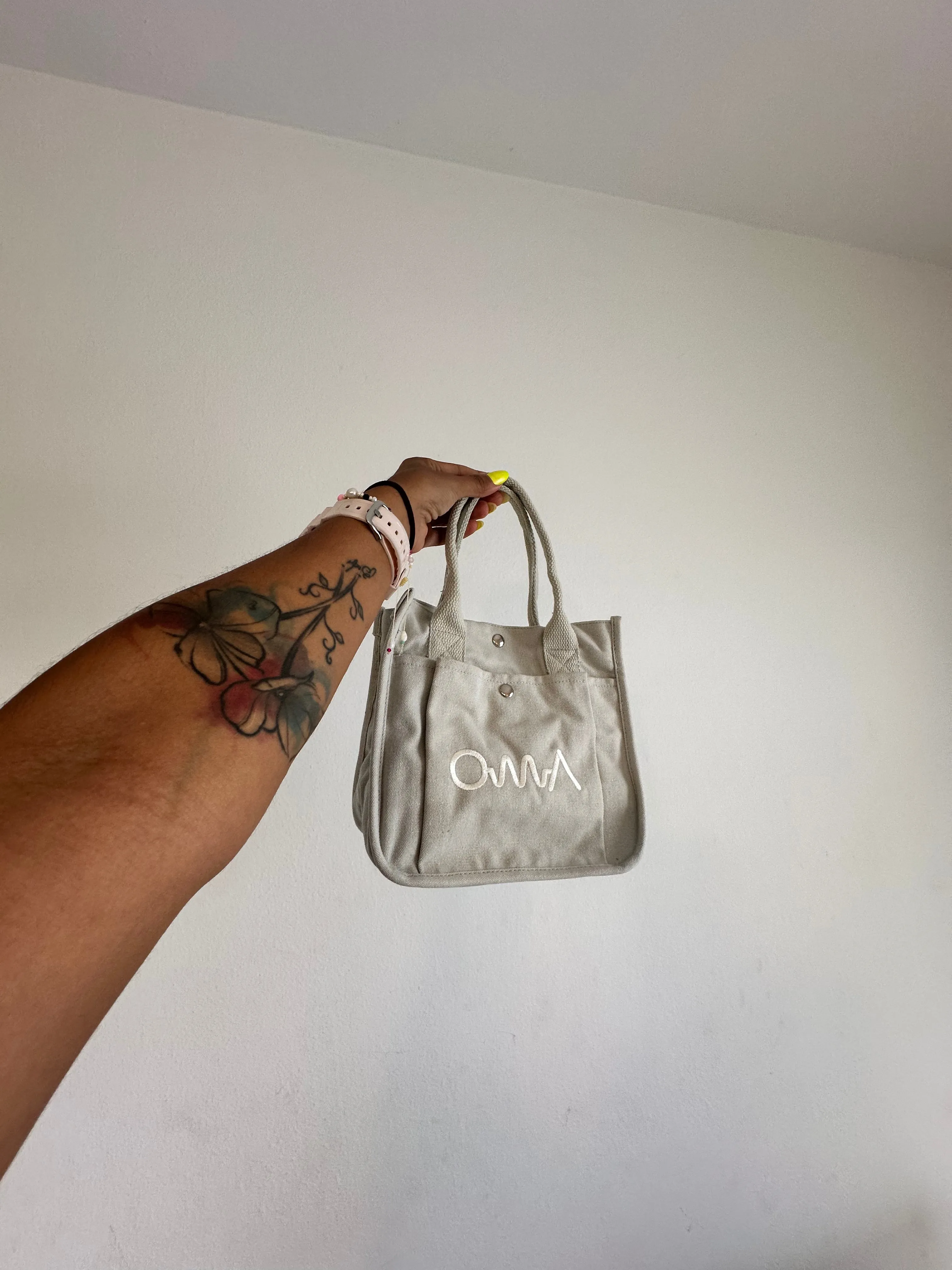 OMA Mini Canvas Tote Bag GRAY