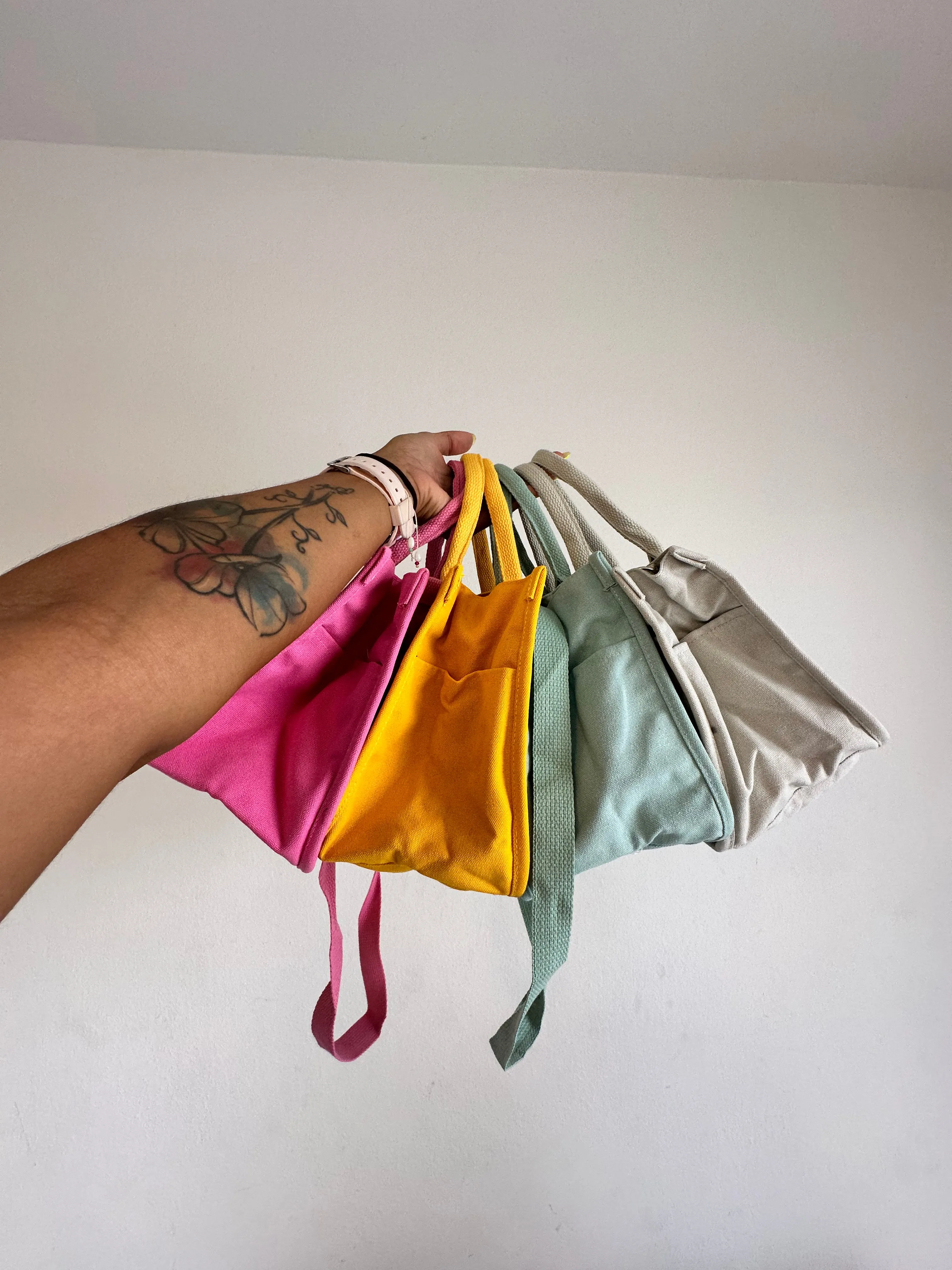 OMA Mini Canvas Tote Bag GRAY