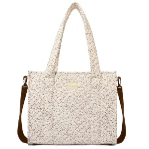 On The Go Tote Brown Floral
