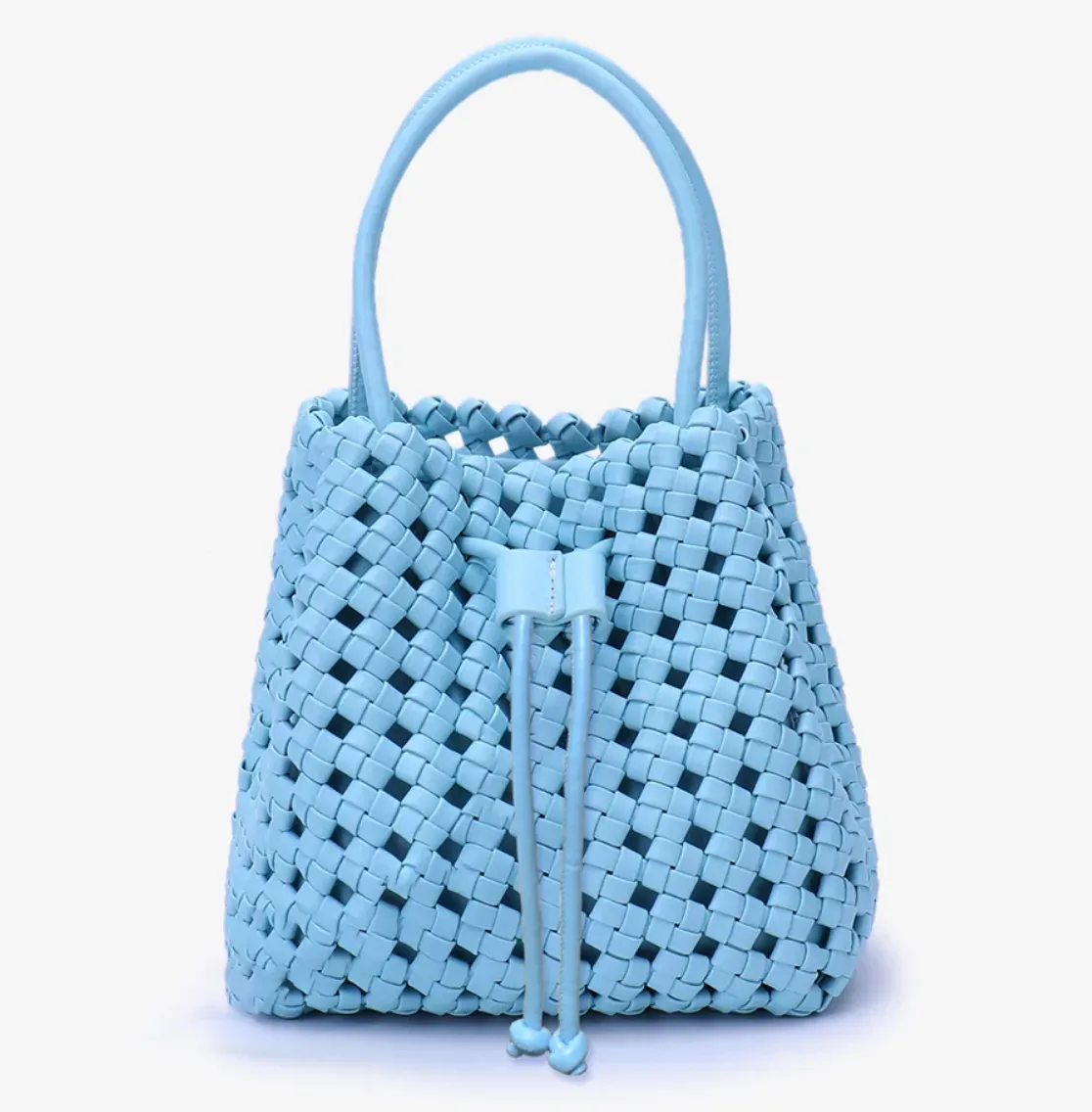 Perrie Woven Mini Bucket Bag