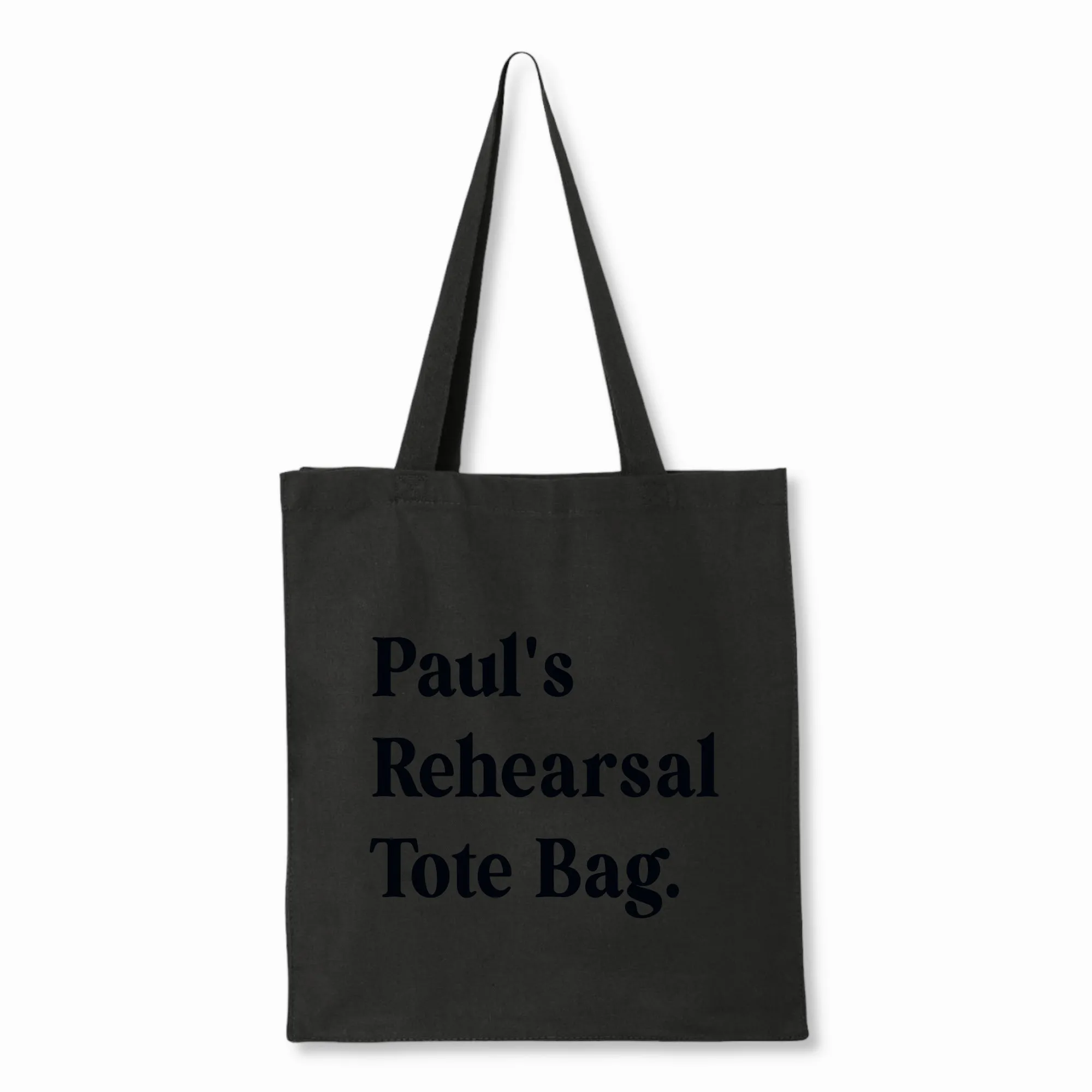 Personalized Rehearsal Tote Bag
