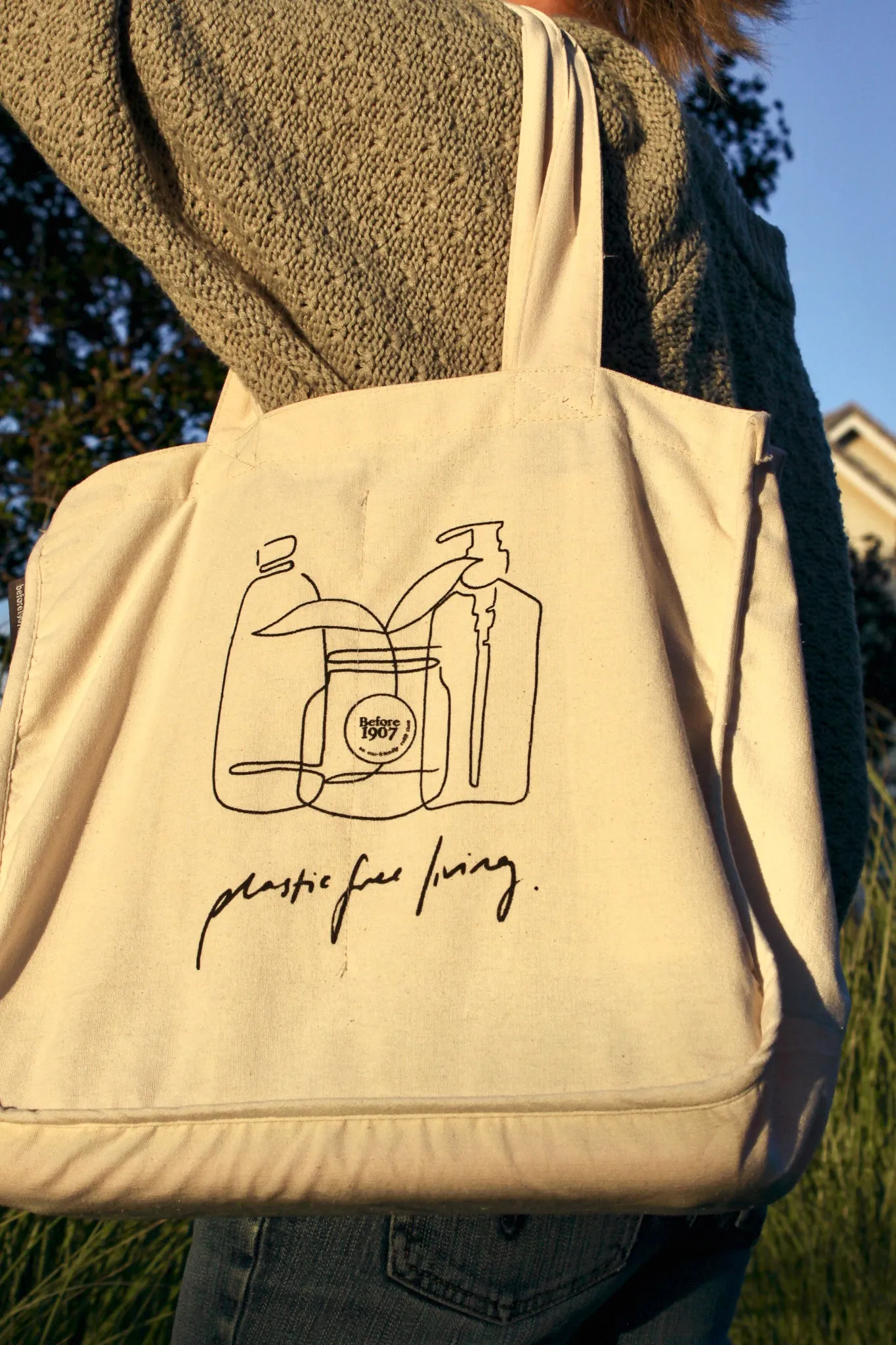 Plastic Free Living Tote