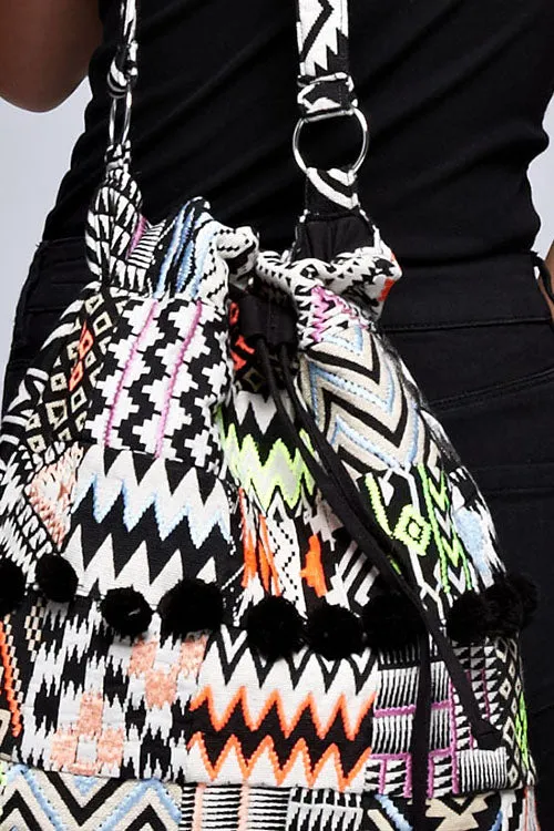 POM POM CROSSBODY HANDBAG
