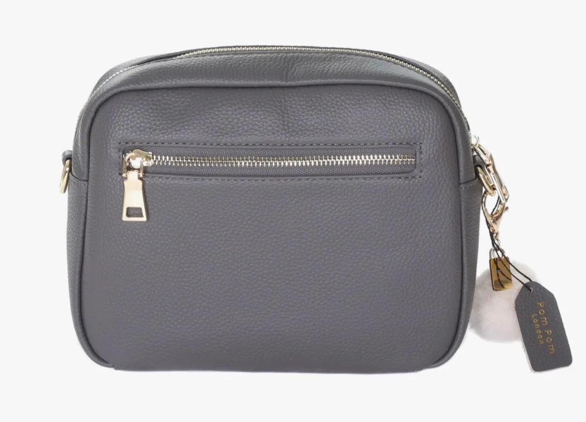 Pom Pom London Mayfair Plus Bag Charcoal