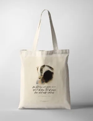 Power Love And Self-Control {Tote Bag}