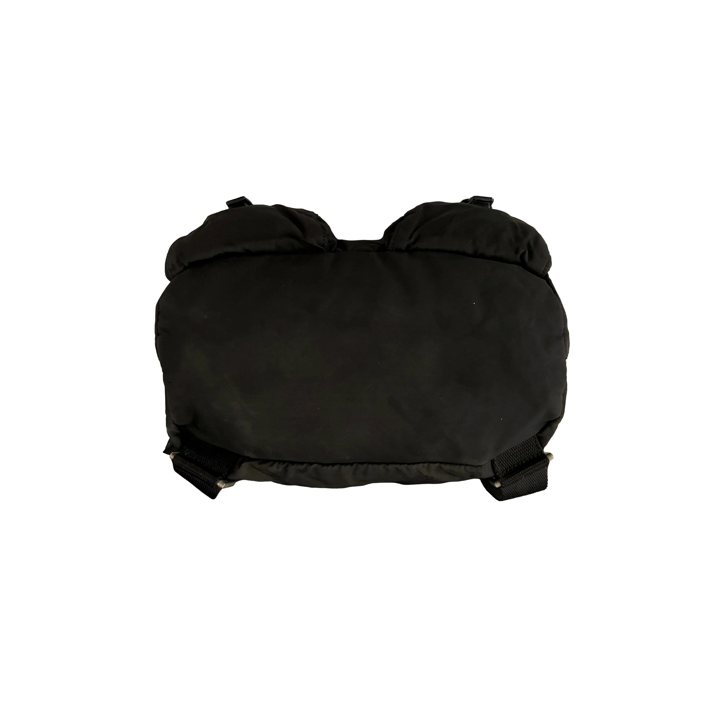 Prada Black Logo Backpack