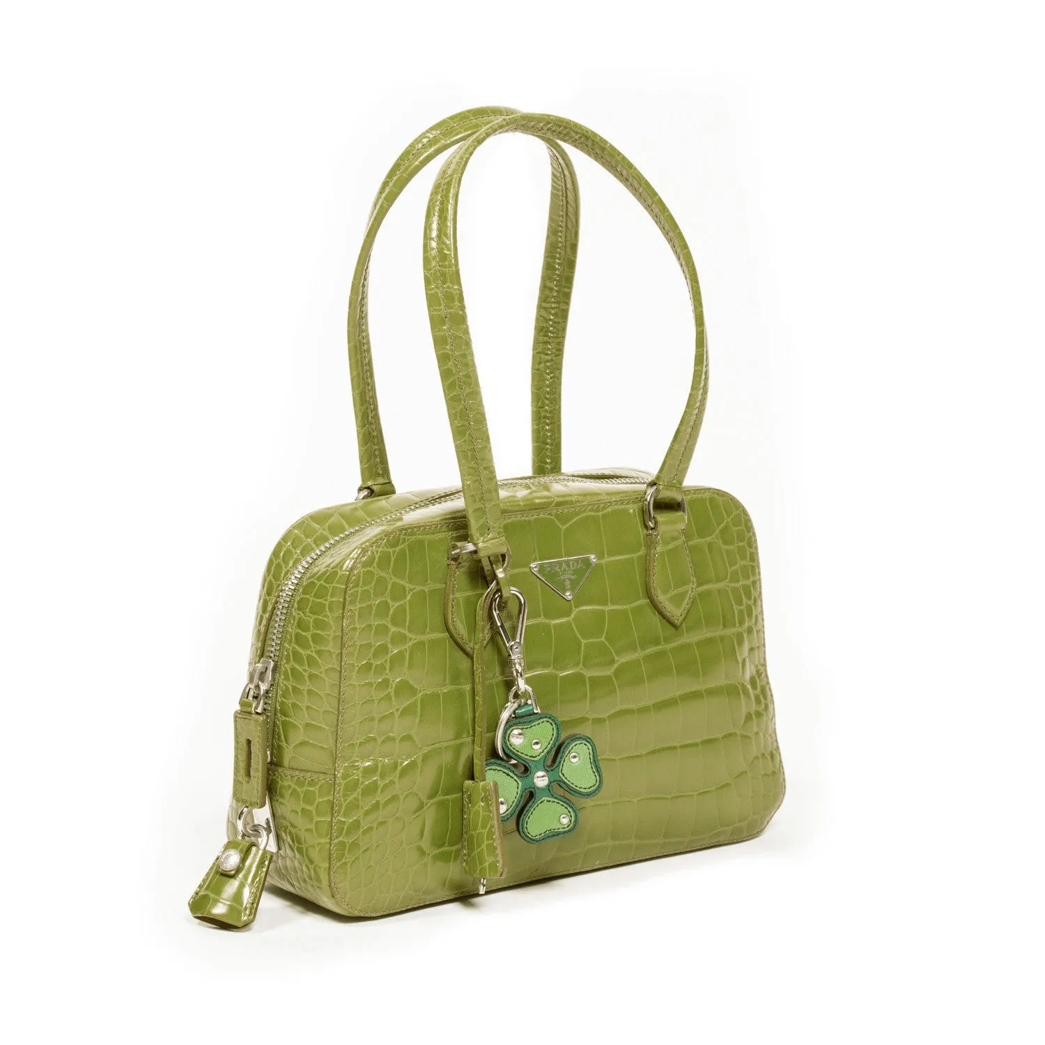 Prada Crocodile Bauletto Bag