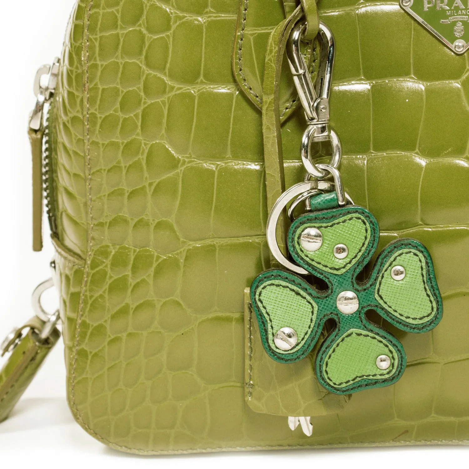 Prada Crocodile Bauletto Bag