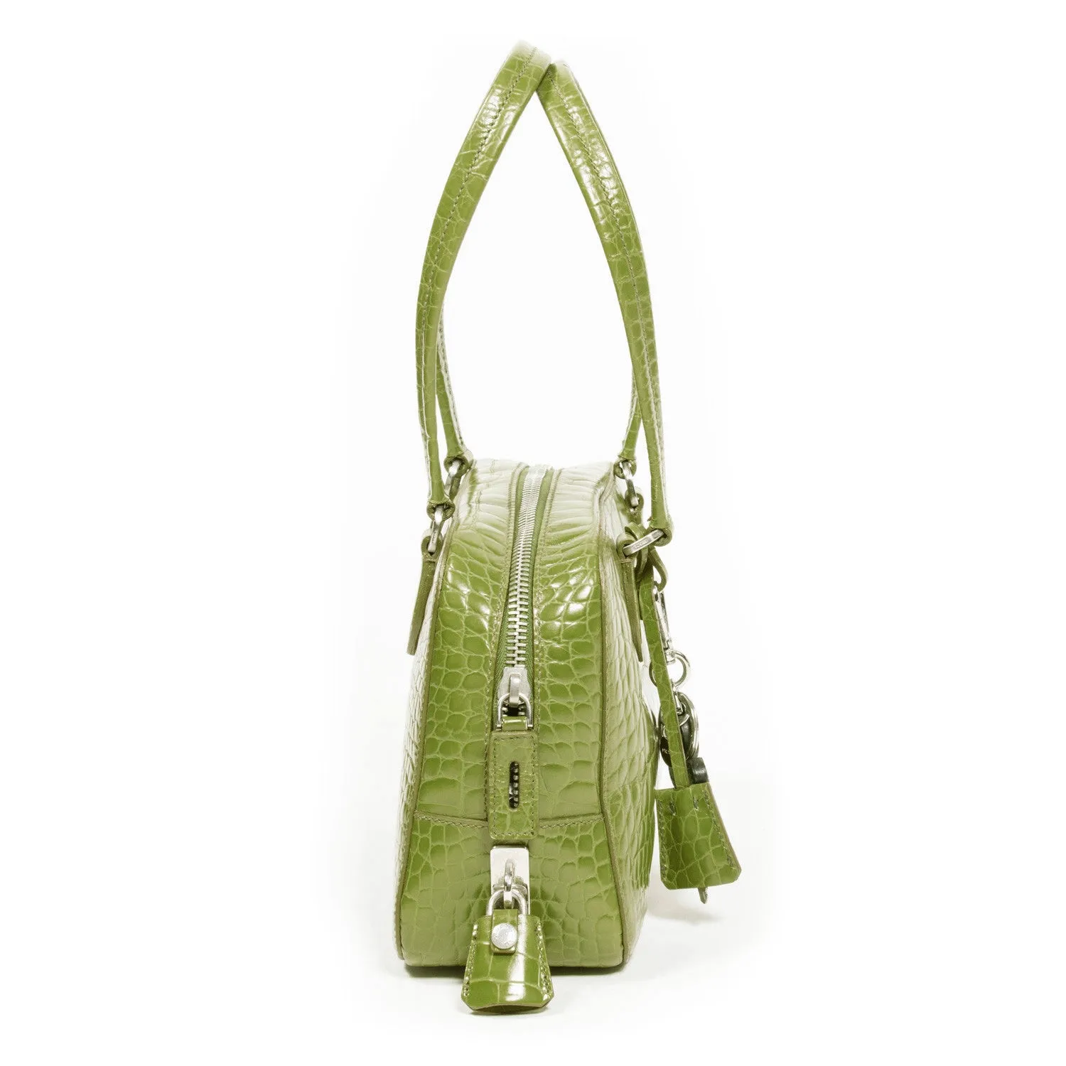 Prada Crocodile Bauletto Bag